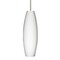 Besa Lighting Suzi 18 Stem Pendant, Opal Matte, Satin Nickel Finish, 1x150W Incandescent 1TT-412707-SN - alternate 1
